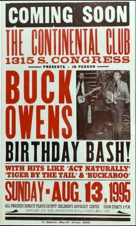 Buck Owens birthday bash